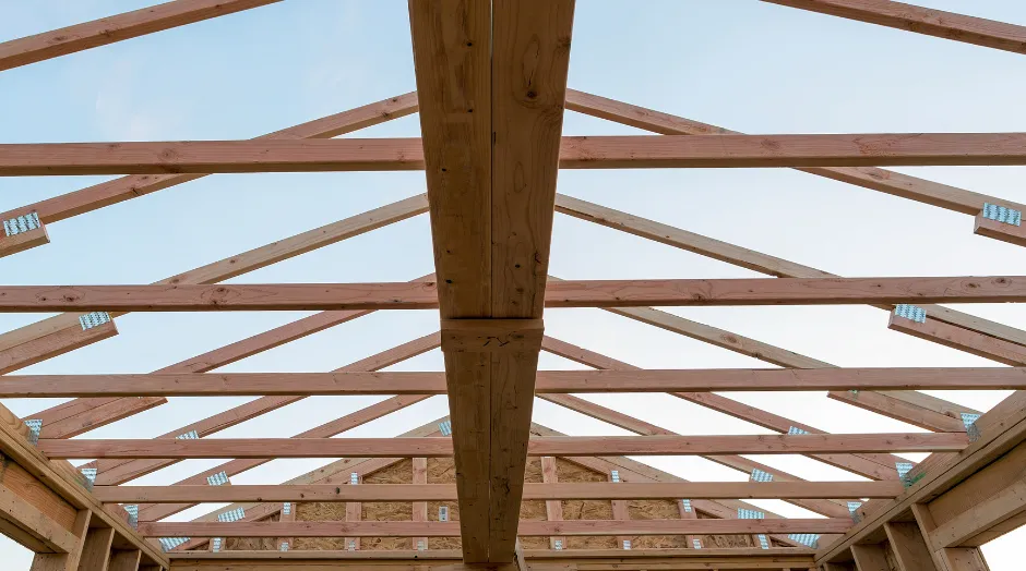 Beam and post structural framing installation for reinforced building support in Dallas TX